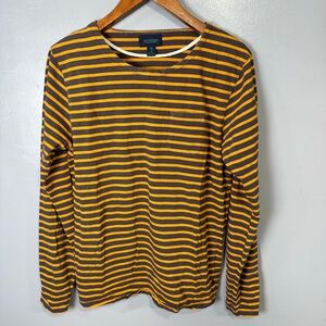 Scotch & Soda Yellow and Brown Striped Shirt